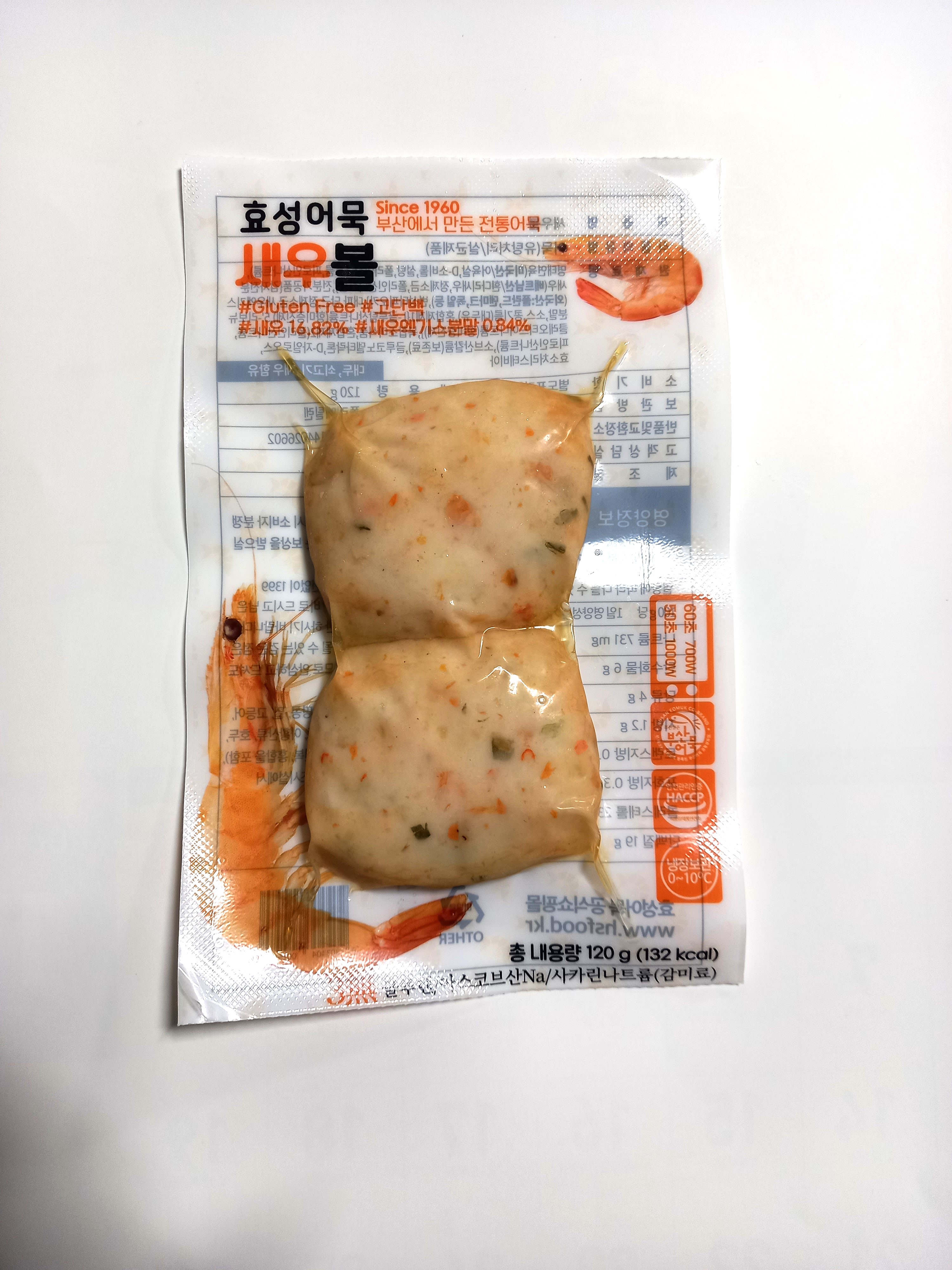 효성어묵 새우볼 120g