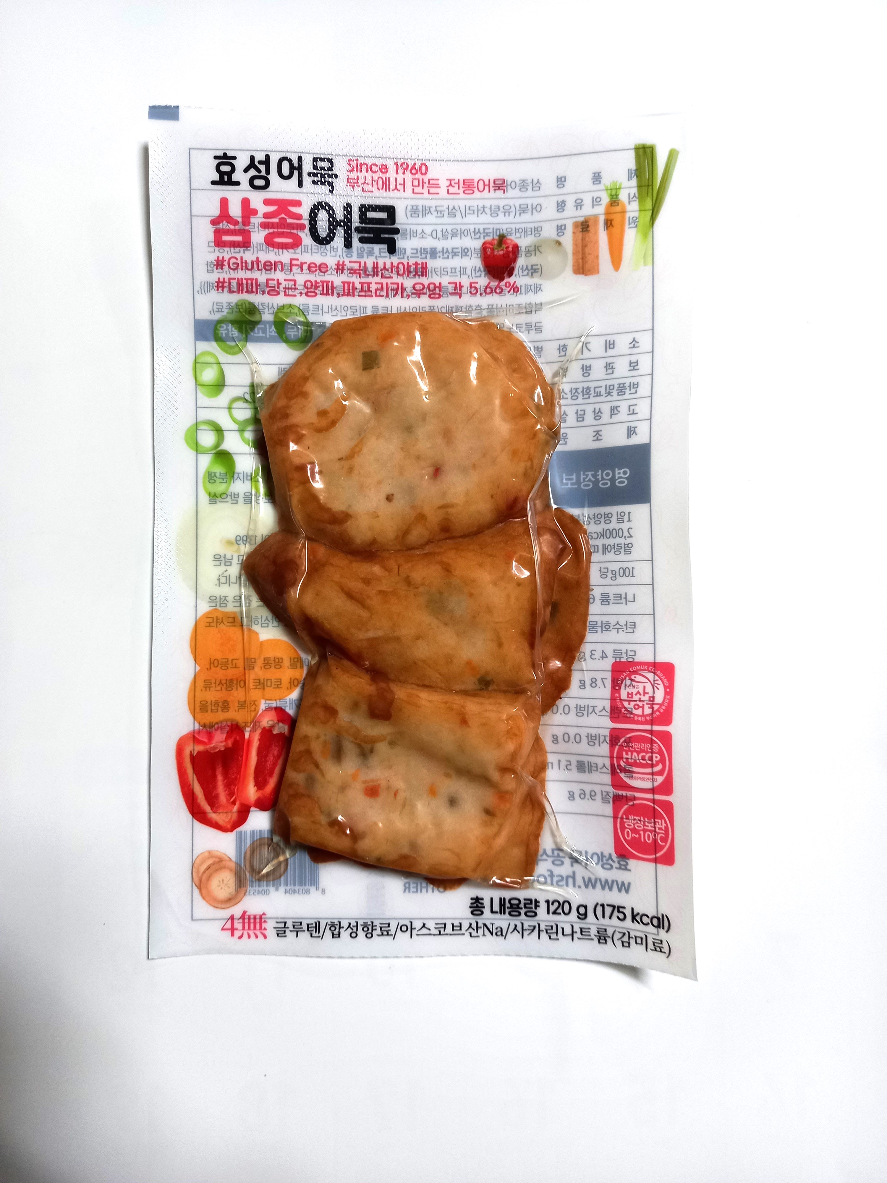 효성어묵 삼종어묵 120g