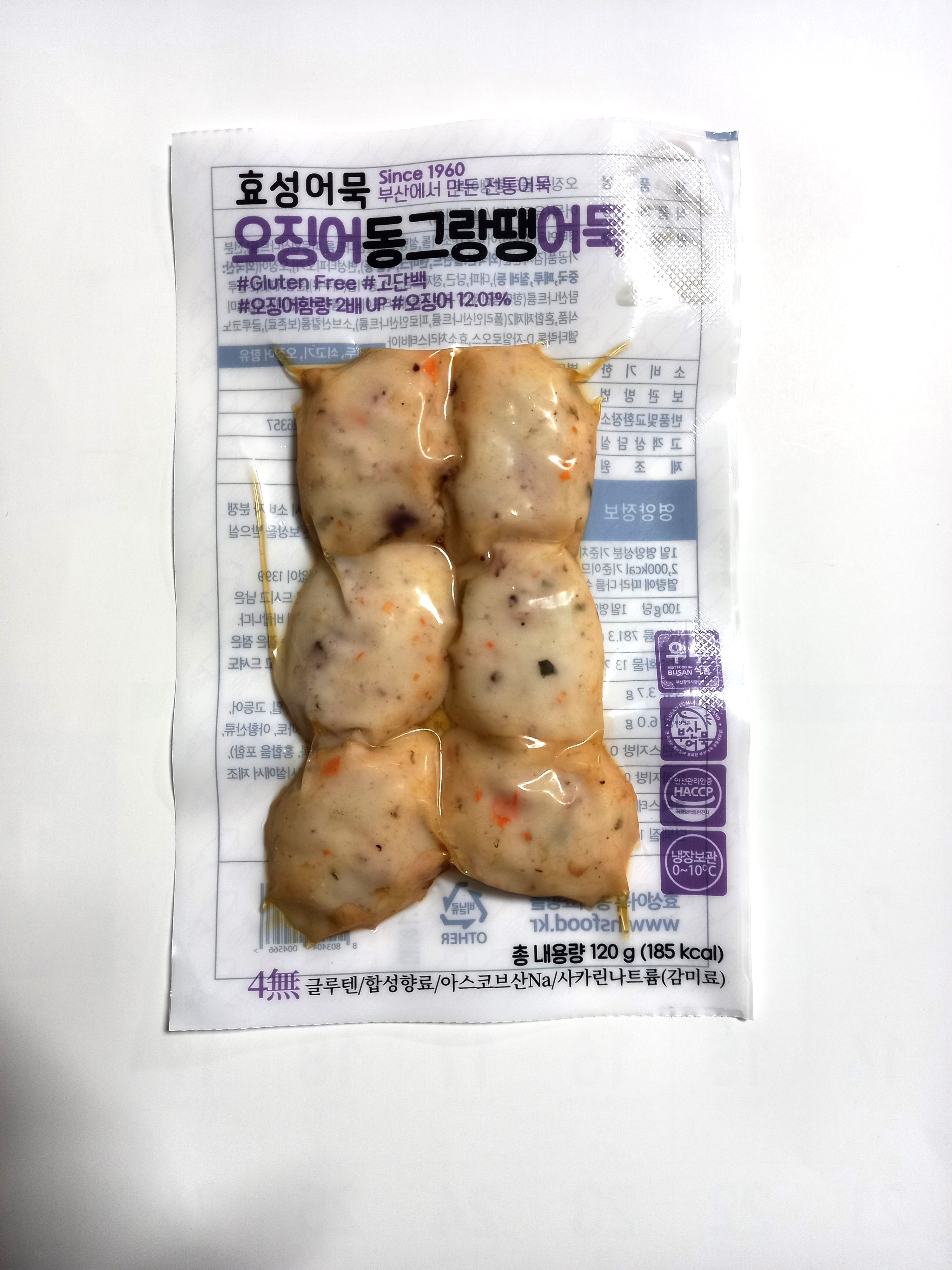 효성어묵 오징어동그랑땡 120g